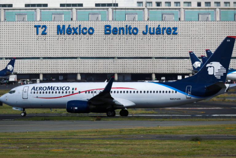 Aeroméxico confirma incidente en el AICM por saturación aérea