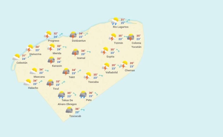 Nueva onda tropical con fuertes lluvias y descargas eléctricas