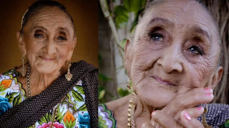 Abuelita yucateca causa sensación en redes y roba corazones