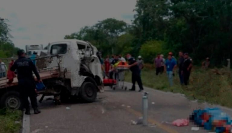 Tragedia en la vía Celestún-Kinchil: 4 muertos