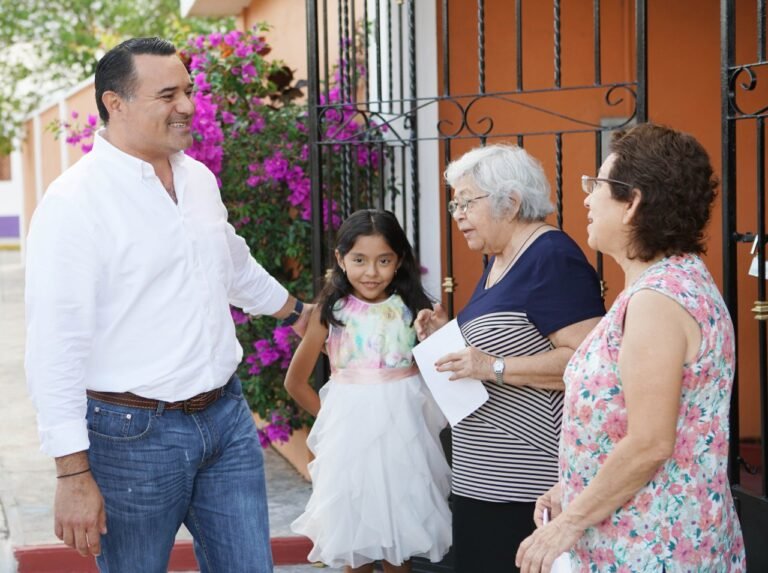 Lanza Renán Barrera el programa social apoyo a la viudez