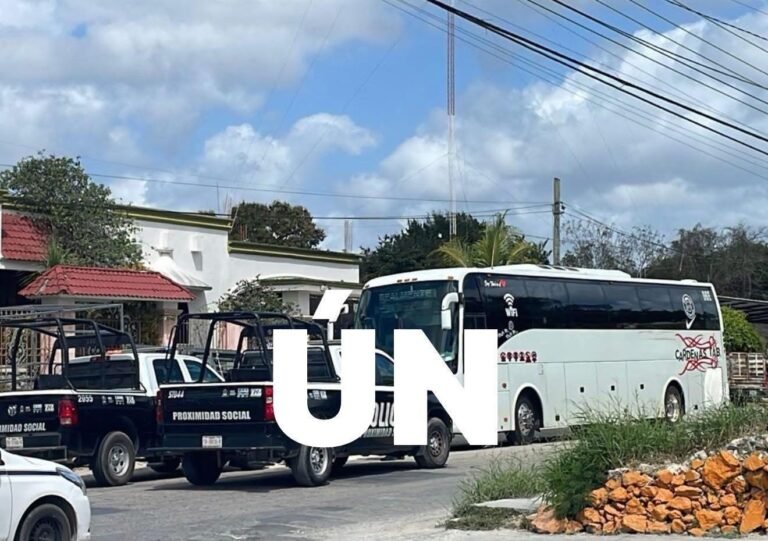 Interceptan autobús en pleno ingreso a la ciudad: menor que habría escapado de Playa del Carmen es asegurada en operativo policial