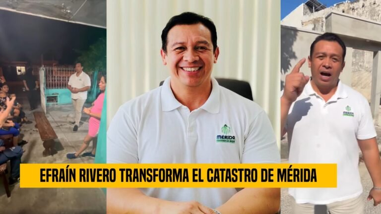 Un funcionario que sí se nota: Efraín Rivero Euán transforma el Catastro de Mérida